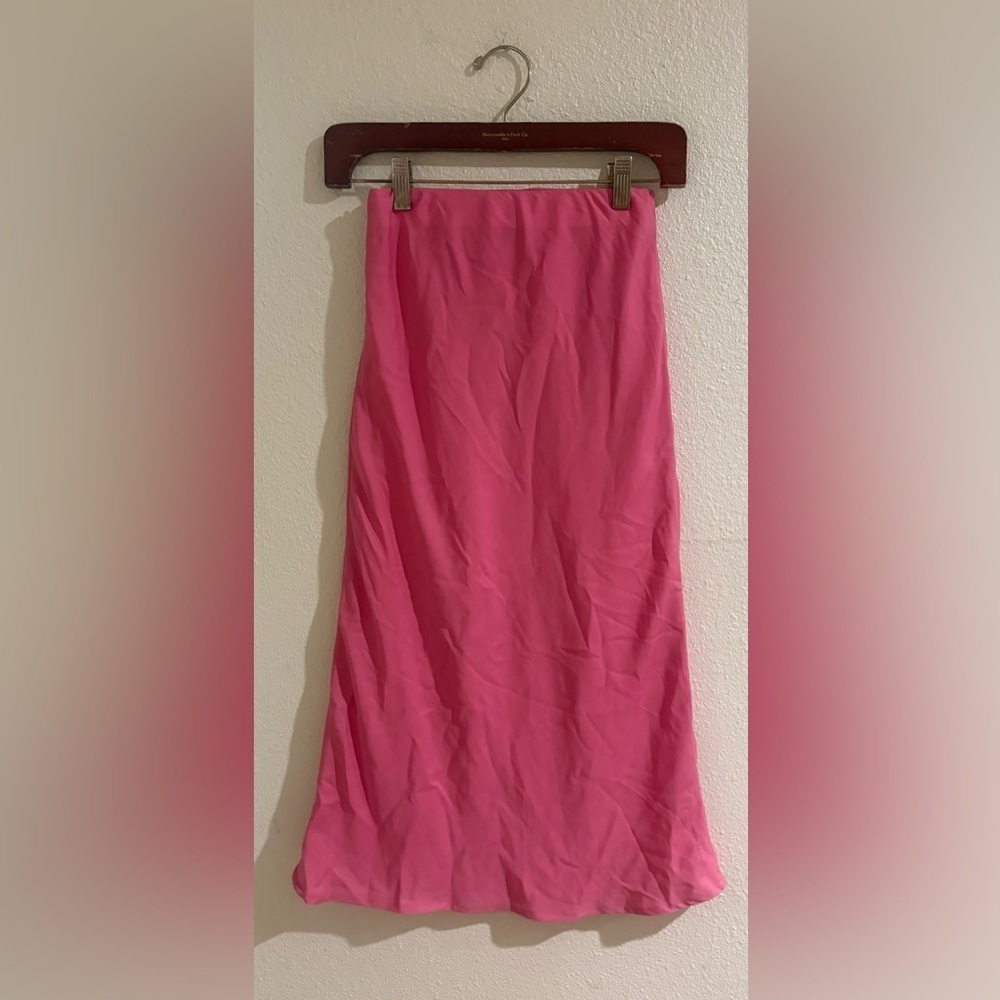 Princess Polly Satin Midi Skirt